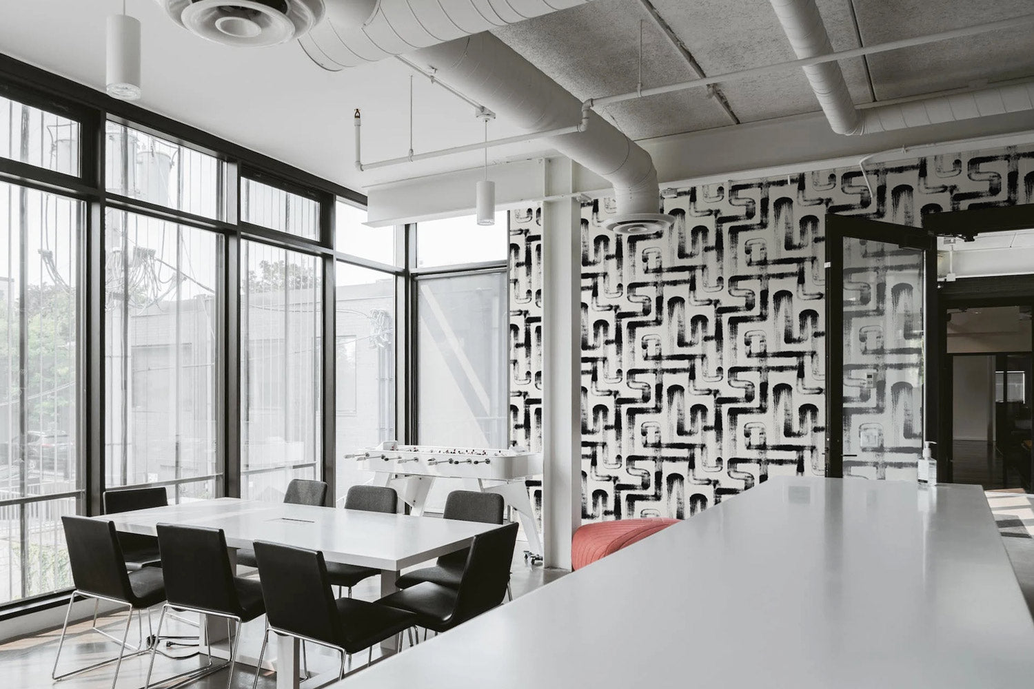 Commercial wallcovering project