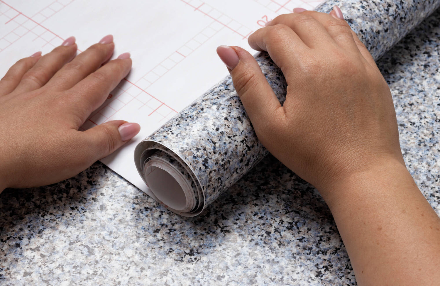 Professional wallpaper installation process