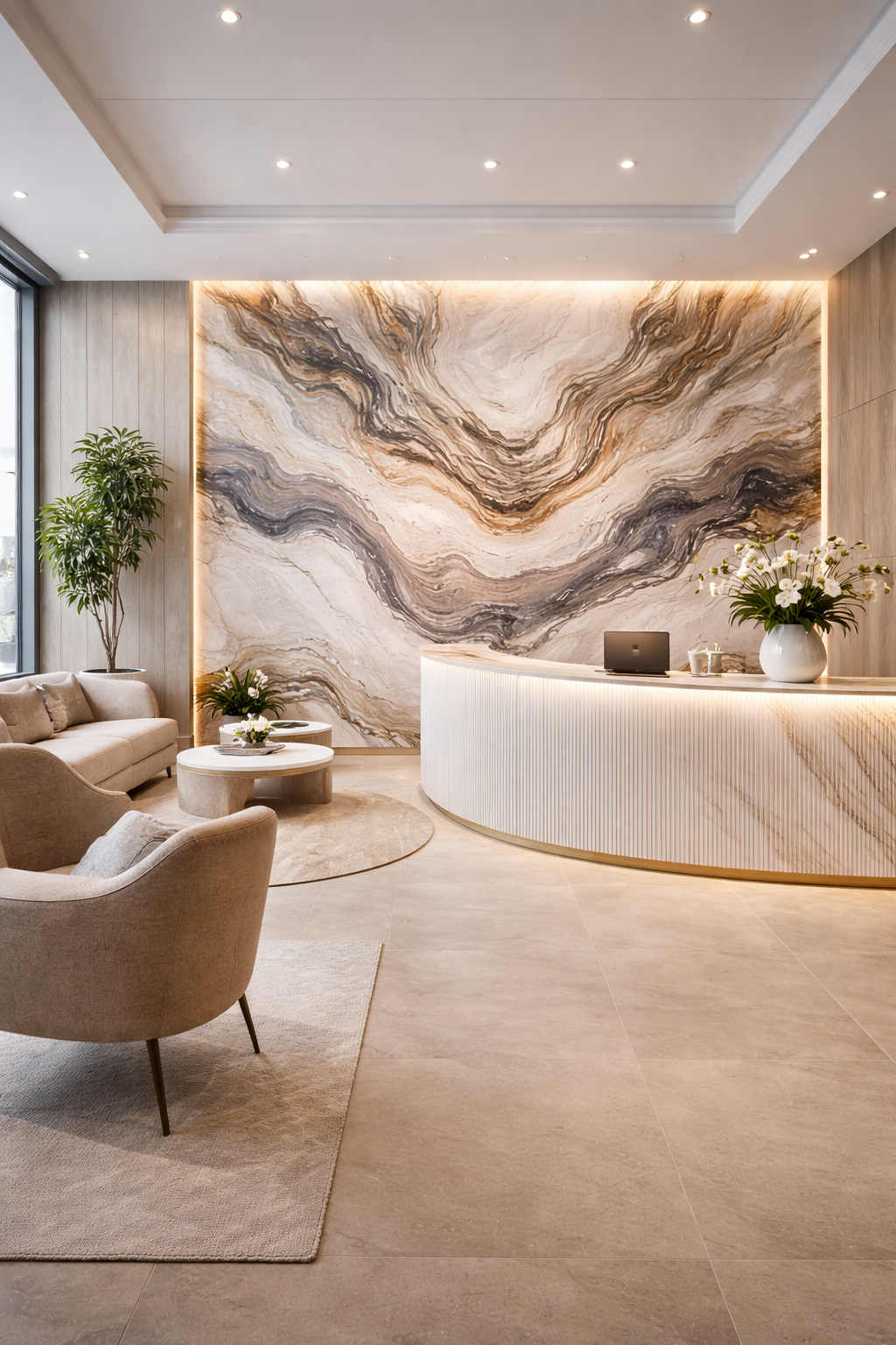 Luxury office wallpaper
